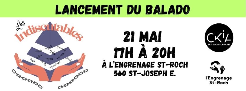Lancement balado Les indiscutables